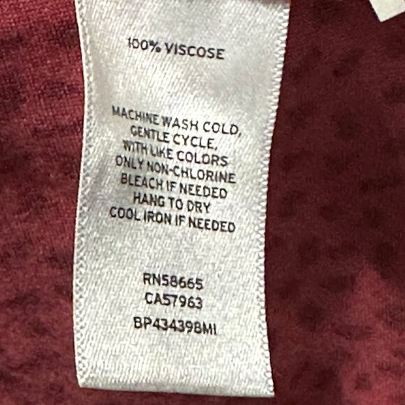 BP from Nordstrom NEW pink animal print wrap skirt size S - Picture 8 of 10